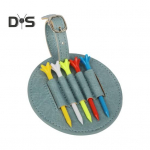 &bdquo;Golf Tee Bag&ldquo; Dirbtinės odos &bdquo;Golf Tee&ldquo; krep&scaron;ys su 5 mar&scaron;kinėliais &bdquo;Golf Accessories Carry Case Tees&ldquo; Organizatoriaus laikiklis vyrams rožinė