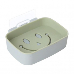 Sieninė muilo indas Dviejų sluoksnių greito nutekėjimo be gręžimo klijų &Scaron;iuolaikinė virtuvė Vonios kambarys Du&scaron;as Muilo laikiklis Talpyklos dėžutės užsklanda mėlyna