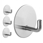 Vandeniui atsparus du&scaron;o kablys, skirtas pakabinti kempine rank&scaron;luosčius Drabužius chalatus Vonios kambariui Nuimamas lipnus sienų durų kablys, juodas nerūdijantis plienas One Size juoda