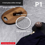 8&ndash;13 colių daugkartinio naudojimo nelimpantis picos tinklelio keptuvės vientisas aliuminio lydinio tinklelis kepimo indai virtuvės įrankiai apvalus blynų picos te&scaron;los padėklas 8in