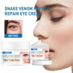 Anti-Dark Circle Snake Eye Cream Odos priežiūra Peptidiniai akių mai&scaron;eliai nuo rauk&scaron;lių hialurono rūg&scaron;ties kremas voleliu masažuoklis Grožio sveikata 5G