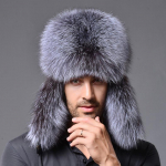 Moteri&scaron;kos natūralaus kailio kepuraitės Kepurės žiemai Storos &scaron;iltos ausys Mados bombone&scaron;is Pom Pom Hat Lady Fur Cap Pompon One Size