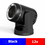 12V 120W automobilio &scaron;ildytuvo ventiliatorius Ne&scaron;iojamas greito &scaron;ildymo ventiliatoriaus &scaron;ildytuvas rūko &scaron;alinimo atitirpinimo priekinio stiklo &scaron;alintuvas &Scaron;iltas &scaron;ildytuvas Automatinis &scaron;ildytuvas nuo rasojimo 12V juoda