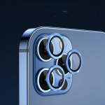 Giliai violetinė fotoaparato objektyvo apsauga, skirta iPhone 15 14 Pro Max Plus 13 12 Mini 11 14Pro 14Plus 11Pro Iphone14 13Pro 12Pro stiklo apsauginės plėvelės priedas For iPhone 16 mėlyna