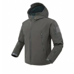 Vyri&scaron;kos žieminės &bdquo;SoftShell&ldquo; taktinės vandeniui atsparios striukės Vyri&scaron;kos gobtuvo paltas Kovinės žvejybos Žygiai Žygiai Stovyklavietės Laipiojimo slidinėjimo kelnės Kelnės S pilka