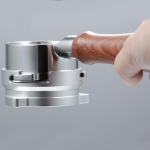 Kavos dozavimo žiedas 54mm metalinis dozavimo pakaitalas, tinkantis Portafiltrams sidabras