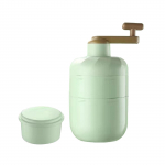 Rankinis ledo smulkintuvas, ledo smulkintuvas namams, vaisių kokteilių gaminimo aparatas žalia