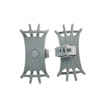 &bdquo;Perkamiausias besisukantis silikoninis telefono laikiklis dviračiams ir motociklams&ldquo; bag juoda