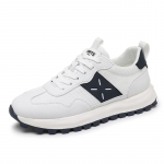 Neslystantys vyri&scaron;ki bėgimo batai, kvėpuojantys vasariniai sportiniai teniso batai, kasdieniai itin lengvi sportbačiai, madingi laisvalaikio pasivaik&scaron;čiojimo treniruokliai 39 juoda