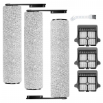 &bdquo;Tineco Floor ONE S6&ldquo; ir &bdquo;S7 Pro&ldquo; belaidžių dulkių siurblių volelių &scaron;epečių keitimas ir filtrai pilka spalva