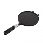 Tortilijų gaminimo aparatas, nepridegantis aliuminio tortilijų presas su rankena, skirtas virtuvės viryklei