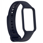 Xiaomi Mi Band 8 Active apyrankė: Suderinamas sportinis guminis apyrankės dirželis Redmi Mi Band 2 ra&scaron;alo mėlyna spalva