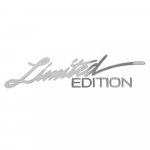 Automobilio riboto leidimo metalinis lipdukas Automobilio bagažinės ženkliukas Lipdukas Automobilio bagažinės galinis emblemos ženkliukas Lipdukas Automobilio emblema Metalinis lipdukas Skirtas sidabras