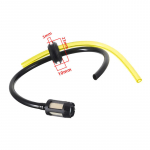 Pakaitinis kirpimo ma&scaron;inėlės žoliapjovės žarna &scaron;epečio pjovimo žarnos vamzdis su degalų bako filtro alyvos vamzdžiu grandininio pjūklo dalims S juoda