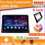 Android Jeep Commander (2005&ndash;2010 m) Automobilinis radijas DSP GPS Multimedijos vaizdo grotuvas Belaidis CarPlay Android Auto 2din Stereo 4 core 1GB+32GB carplay