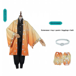 Demon Slayer Cosplay kostiumas suaugusiems ir vaikams: Tanjiro, Nezuko, Zenitsu, Butterfly Ninja Agatsuma Zenitsu. 150