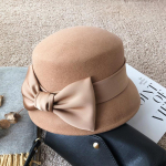 Eleganti&scaron;ka vilnonė skrybėlė moterims: Hepburno įkvėptas kaspino prancūzi&scaron;kas retro stilius Adjustable chaki