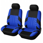 Brand Embroidery Car Seat Covers Set Car Organizer Universal For golf 4 For Citroen C4 For izh 2126 For Hyundai Ai 20 For Honda Blue front