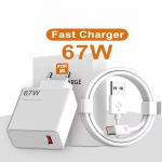 67 W USB greitasis įkroviklis, skirtas Xiaomi 15 14 13 12 11 10 Ultra Redmi Note 14T 12T 13 Pro Turbo 3 4 POCO X7 X6 X5 Quick Charge Type C USB įkrovimo laidas balta
