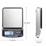 I&scaron;manios virtuvinės svarstyklės su kalibravimu 3KG/10KG/15KG Svorio matavimas Maisto Kavos Svarstyklės Skaitmeninės svarstyklės Gaminimo Kepimo Matavimo įrankiai 3KG-0.1g