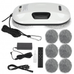 Itin plonas i&scaron;manusis langų valytuvas Langų valymo robotas Nuotolinio valdymo stiklo valymo įrankis 100?240VAU ki&scaron;tukas