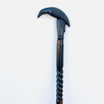 Walking Stick Cane, Raven Crow Handle walking stick cane, Handcrafted Wooden cane, Birthday gift, Christmas gift
