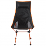 Sulankstoma kėdė 7075 aliuminio lydinio mėnulio sėdynė su pagalve paplūdimiui, žygiams, žvejybai, piknikui, laukui