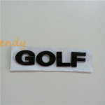 Automobilio, sunkvežimio, 3D raidės, emblemos lipdukas, galinis ženklelis, skirtas G/o/lf ABS logotipui, chromuotas juodas automobilio bagažinės galinės dalies ženklelis, automatinis stilius juoda