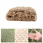 Kanapių virvės tinklas, vaikams saugus tinklelis, fono dekoracija, augantis džiuto virvės grotelės, augalų atrama 10 cm Mesh