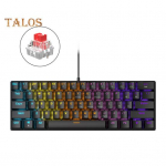 61 klavi&scaron;o mechaninė klaviatūra su RGB ap&scaron;vietimo efektais Ergonomi&scaron;kas dizainas Reguliuojama Plug-Play Universali laidinė žaidimų klaviatūra Tea Shaft