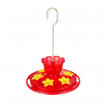 Kolibrio lesyklėlė, nepraleidžianti vandens, lėk&scaron;telės tipo lesyklėlė su 6 žiedo formos lesinimo angomis, lengvai papildoma kolibrio lesyklėlė B