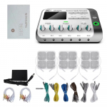 Digital 6 Output Electric EMS Muscle Stimulator Electro Physiotherapy Tens Acupuncture Body Massage Therapy Slimming Machines EU Plug