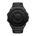 LIGE x FOXBOX Creative Madingas Kietas Magnetinis Vyri&scaron;kas Kvarcinis Laikrodis silicone strap juoda
