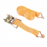 2 komplektai Didelio stiprumo diržų 8MX35MM Oranžiniai krovinių tvirtinimo diržai 1,5 colio reketinis įtempiklis su 2 J kabliais