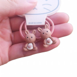 2 vnt. Animacinis triu&scaron;is me&scaron;kiukas mielos vaiki&scaron;kos elastinės plaukų gumelės vaikams plaukų gumelės mergaitėms plaukų aksesuarai kūdikių galvos papuo&scaron;alas