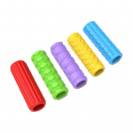 Tekstūruotas silikoninis ra&scaron;iklio laikiklis Sensoriniai fidget žaislai vaikams, studentams, suaugusiems, Daugkartinio naudojimo ra&scaron;ymo priemonė stresui, nerimui mal&scaron;inti 5pcs