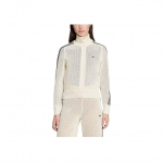 adidas Moteri&scaron;kas auk&scaron;čiausios kokybės nėrimo sportinis džemperis Wonder White Moterims Streetwear JD1082 XS