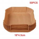 Oro gruzdintuvė Vienkartinis kepimo popieriaus įdėklas Formos padėklas Virtuvės kepsninės pergamentinis popierius 50pcs