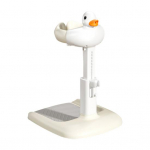 Kūdikių vakarėlio stovas Auk&scaron;tis Plotis Reguliuojamas Neslystantis Vonių Laikiklis Anties Dizainas Sulankstomas Ne&scaron;iojamas Mažylio Du&scaron;o Atrama B balta