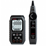 NOYAFA NF-8509 2 viename tinklo kabelio testeris multimetras linijos ie&scaron;kiklis POE testui NCV AC DC Cat5 Cat6 voltmetras Ethernet laido ie&scaron;kiklis juoda