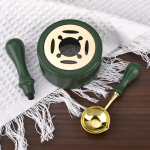 Va&scaron;ko antspaudų rinkinys Lako krosnies masyvios medienos krosnelės ugniai dažų sandarinimo reikmenys va&scaron;ko &scaron;auk&scaron;tas sandarinimo va&scaron;ko lydymo puodo reikmenys