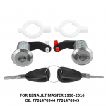 Skirta Renault Master Door Lock Core Barrel Set Lh Rh 2 Keys OE:7701470944 7701470945