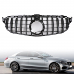 GTR stiliaus grotelės su kamera tinka Mercedes-Benz W205 C205 A205 2019