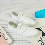 Moteri&scaron;ki vulkanizuoti bateliai, i&scaron;kirpti i&scaron; PU odos, Oxfords, plok&scaron;ti bateliai, moteri&scaron;ki, kvėpuojantys balti bateliai, tinkliniai bėgimo sportbačiai, baleto mokasinai 35