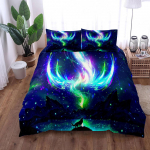 Vaiduoklio Vilko Naktinis Antklodės Užvalkalų Komplektas Karali&scaron;ko Dydžio Karalienės Dydžio Dvigulis Pilnas Viengulis Dydis Patalynės Komplektas 140x210cm