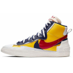 sacai x Nike Blazer Mid Kukurūzų Laivyno Unisex Sportbačiai Geltoni Varsity-Kukurūzų Vidurnakčio-Laivyno-Balti-Varsity-Raudoni BV0072-700 44 yellow