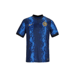 Nike Inter Milan x 2021/22 Namų stadiono mar&scaron;kinėliai Unisex mar&scaron;kinėliai Mėlyni Juodi CV7900-414 S