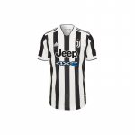 Adidas Juventus žaidėjo versijos namų futbolo mar&scaron;kinėliai trumpomis rankovėmis 2021/22 m. sezonas Vyri&scaron;ki vir&scaron;utiniai drabužiai Juoda Balta GM7179 S