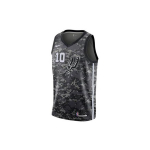 Nike NBA City Edition mar&scaron;kinėliai, Spurs, Demar Derozan, Fanų versija, 2018-19 sezonas, Kamufliažiniai vyri&scaron;ki mar&scaron;kinėliai juodi AJ4644-014 M