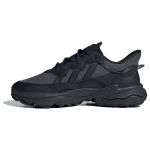 adidas Ozweego pilki dvigubai juodi unisex sportbačiai pilki-&scaron;e&scaron;i pagrindiniai-juodi ID9825 37⅓